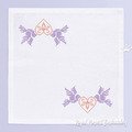 Doves with Heart Cross-stitch - 2 sizes