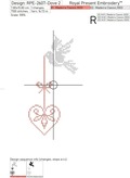 Doves with Hearts Cross-stitch Set - 2 sizes