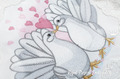 Doves with Hearts Machine Embroidery Design - 4 sizes