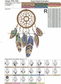 Dream catcher Machine Embroidery Design - 4 sizes