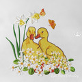 Ducklings corner Machine Embroidery Design - 3 sizes