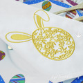 Easter Bunny Egg Machine Embroidery Design in 6 sizes