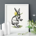 Easter Bunny Machine Embroidery Design - 7 sizes