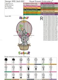 Easter Bunny in a Balloon Machine Embroidery Design - 3 sizes