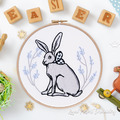 Easter Bunny with a bow - 2 sizes