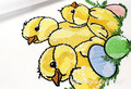 Easter Chickens with Eggs Machine Embroidery Design - 5 sizes