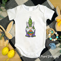 Easter Gnome with egg Machine Embroidery Design - 3 sizes