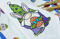 Easter Gnome with egg Machine Embroidery Design - 3 sizes