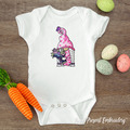 Easter Gnome with spring flowers Embroidery Design - 3 sizes
