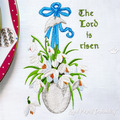 Easter Machine Embroidery Design The Lord is risen