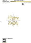 Easter Willow Corners Machine Embroidery Designs - 2 sizes