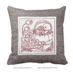 Easter chicken RedWork in 4 sizes