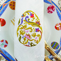 Easter egg with floral ornament