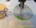 Easter eggs Cutwork Machine Embroidery Designs on tulle