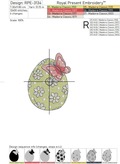 Easter eggs Set of Machine Embroidery Designs