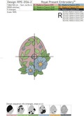 Easter eggs Set of Machine Embroidery Designs