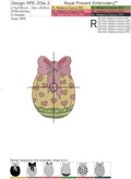 Easter eggs Set of Machine Embroidery Designs