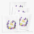 Easter wreath with crocuses Machine Embroidery Design - 4 sizes