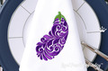Eggplant Free Machine embroidery design - 3 sizes