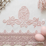 Elegant Easter egg with border - 4 sizes
