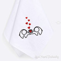 Elephants in Love - 2 sizes