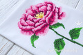 English Rose Cross-stitch Machine Embroidery Design
