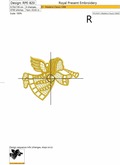 FSL Free Machine Embroidery Design Lace Angel