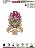 Faberge Egg Digital Embroidery Design - 3 sizes