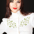 Fashion Daisies Machine Embroidery Design - 6 sizes