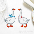 Fashionable Geese Machine Embroidery Designs