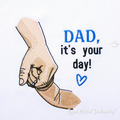 Father's Day Machine Embroidery Design - 5 sizes