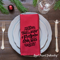 Feliz Natal e Próspero Ano Novo Free Machine Embroidery Design - 3 sizes
