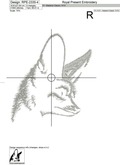 Fennec Fox  Machine Embroidery Design - 6 sizes