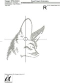 Fennec Fox  Machine Embroidery Design - 6 sizes