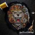 Ferocious Lion Machine Embroidery Design - 2 sizes