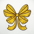 Festive Golden Bow - 4 sizes