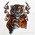 Fire Tiger - 8 sizes