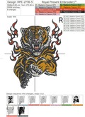 Fire Tiger - 8 sizes