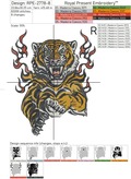 Fire Tiger - 8 sizes