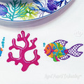 Fishes in Mexican Style Machine Embroidery Designs