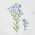 Flax flowers Machine Embroidery Designs - 3 sizes