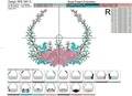 Floral Frame Machine Embroidery Design - 4 sizes