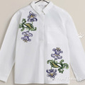 Floral Ornament Corner Baroque Machine Embroidery Design - 7 sizes