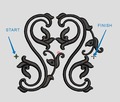 Floral Ornate Border Free