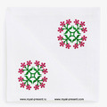 Floral Quilt Block Machine Embroidery Pattern - 2 sizes