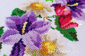 Floral border Cross-stitch Machine Embroidery Design