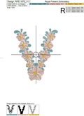 Flower Love inscription Machine Embroidery Designs - 3 sizes