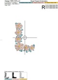 Flower Love inscription Machine Embroidery Designs - 3 sizes
