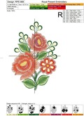 Flowers Free Machine Embroidery Design