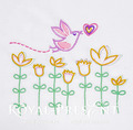 Flying Bird Free Machine Embroidery Design - 4 sizes